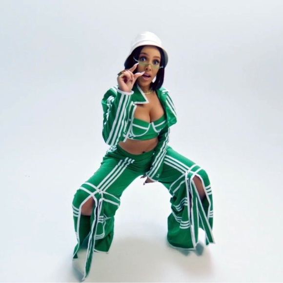 Super Ultra Rare Doja Cat Juicy Adidas X Ji Won Choi Pant From Music Video-Small - Picture 2 of 9